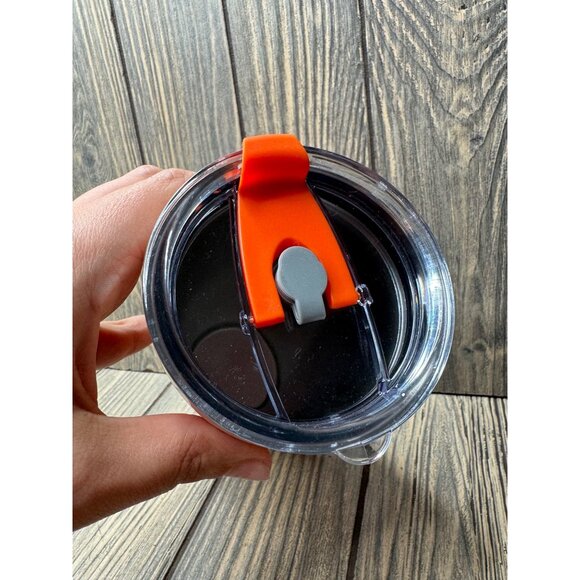 Syracuse Orange Stainless Steel Travel Mug 24 Oz Spill-Resistant - Picture 5 of 6